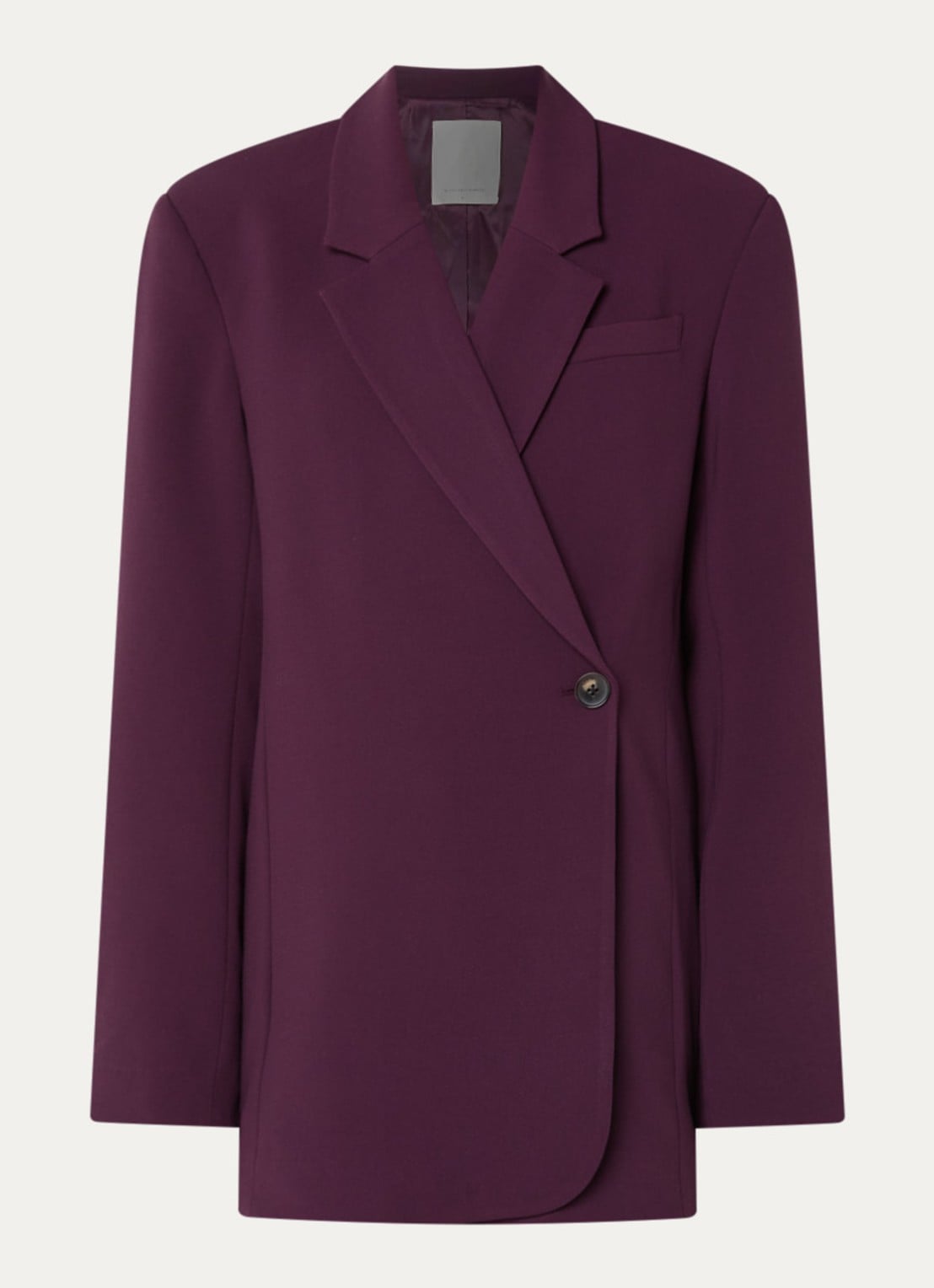 MSCH Copenhagen MSCHZeta oversized blazer - voorkant 2 paars