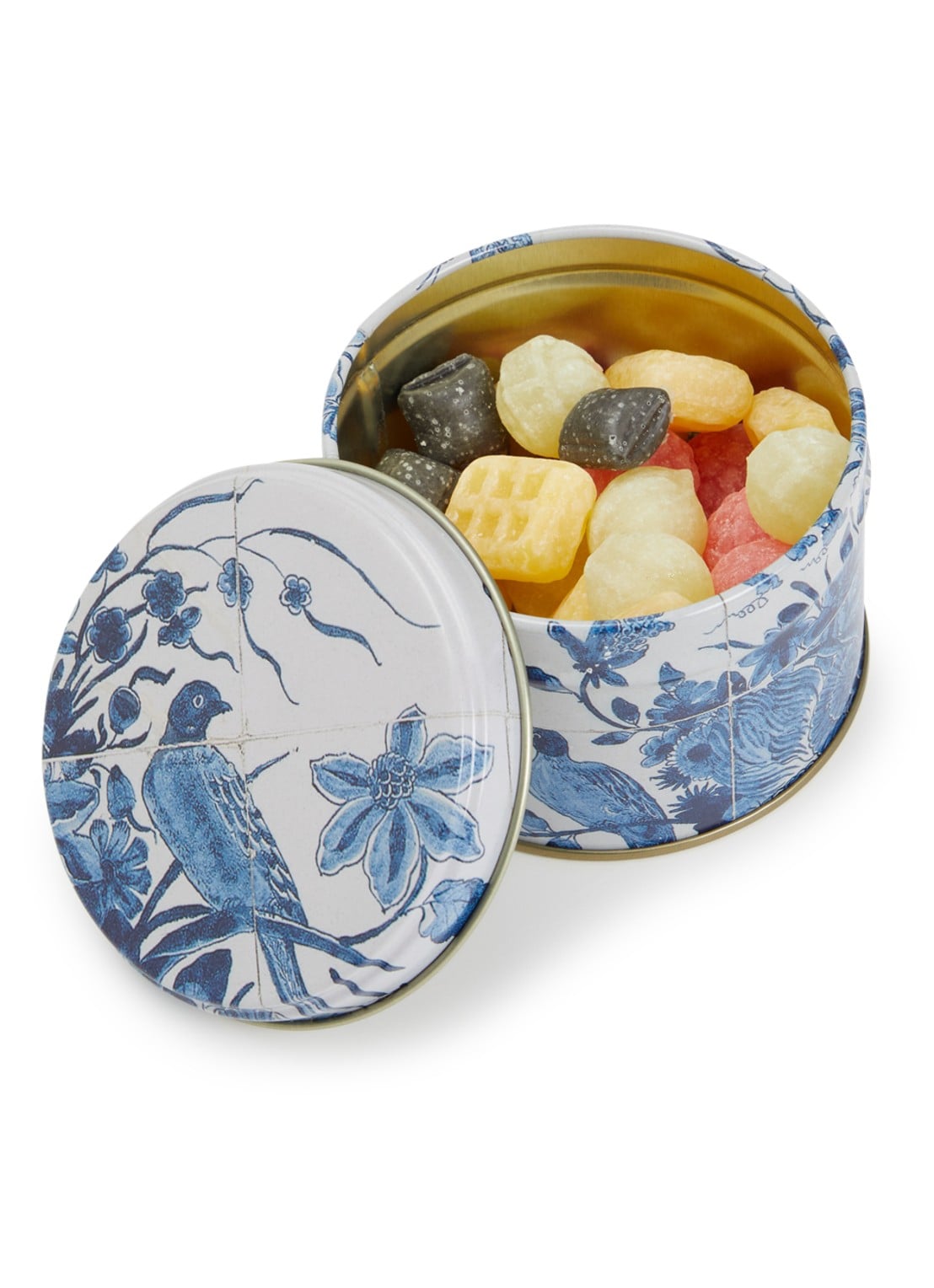 MTDay Delfts Blauw oud-Hollandse snoepmix in blik 105 gram - voorkant undefined