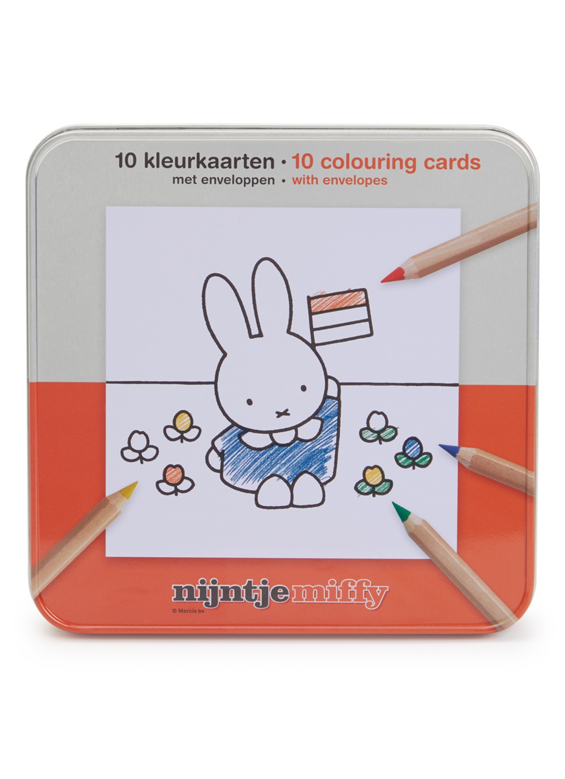 MTDay Nijntje kleurkaarten in blik set van 10 - voorkant undefined