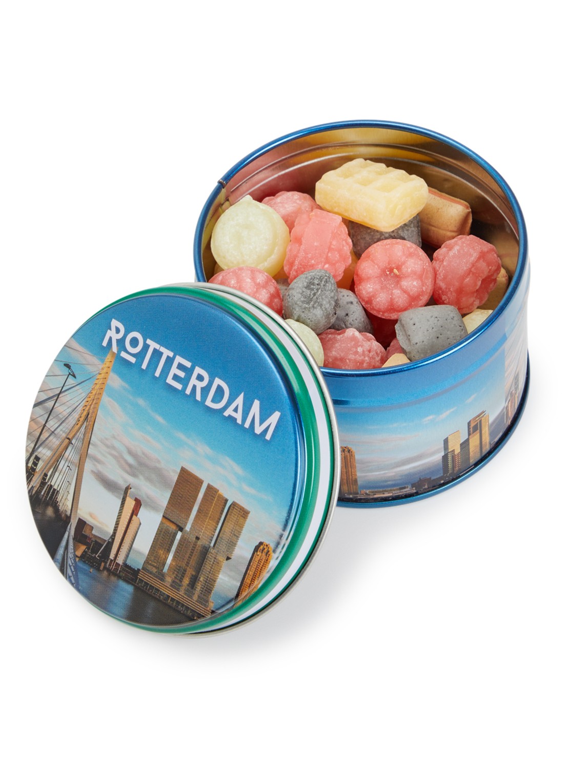 MTDay Rotterdam oud-Hollandse snoepmix in blik 105 gram - voorkant undefined