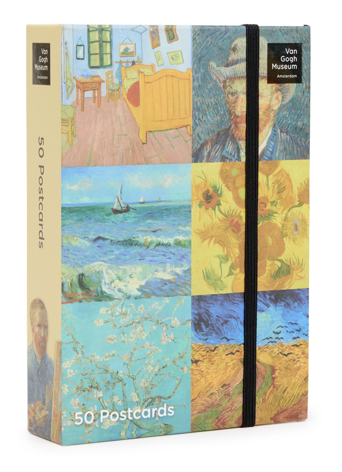 MTDay Van Gogh meesterwerken postkaarten box - voorkant multicolor