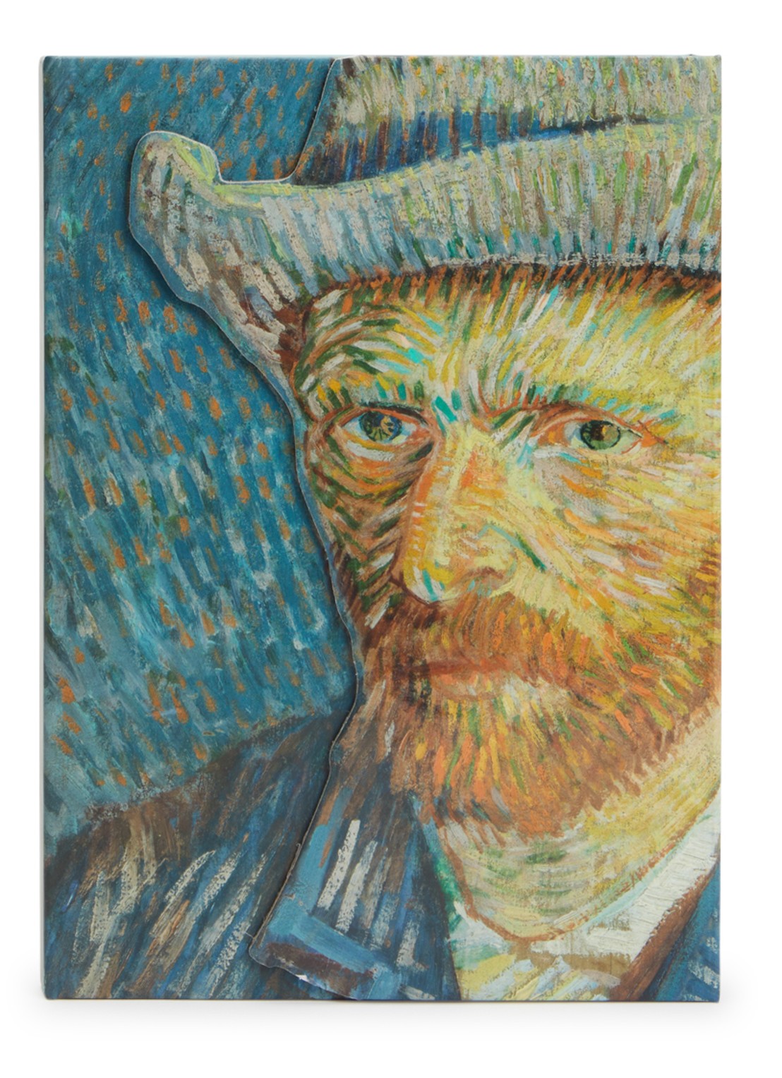 MTDay Zelfportret A5 gelinieerd notitieboek - voorkant blauw