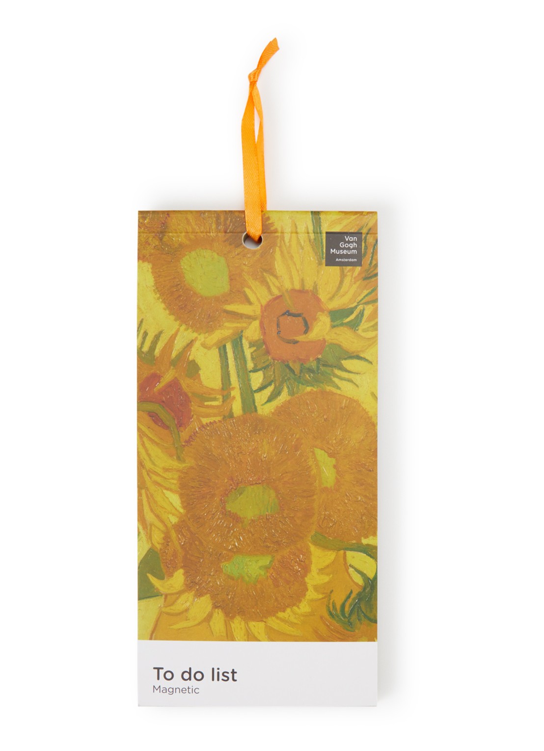 MTDay Zonnebloemen magnetische to-do lijst - voorkant geel