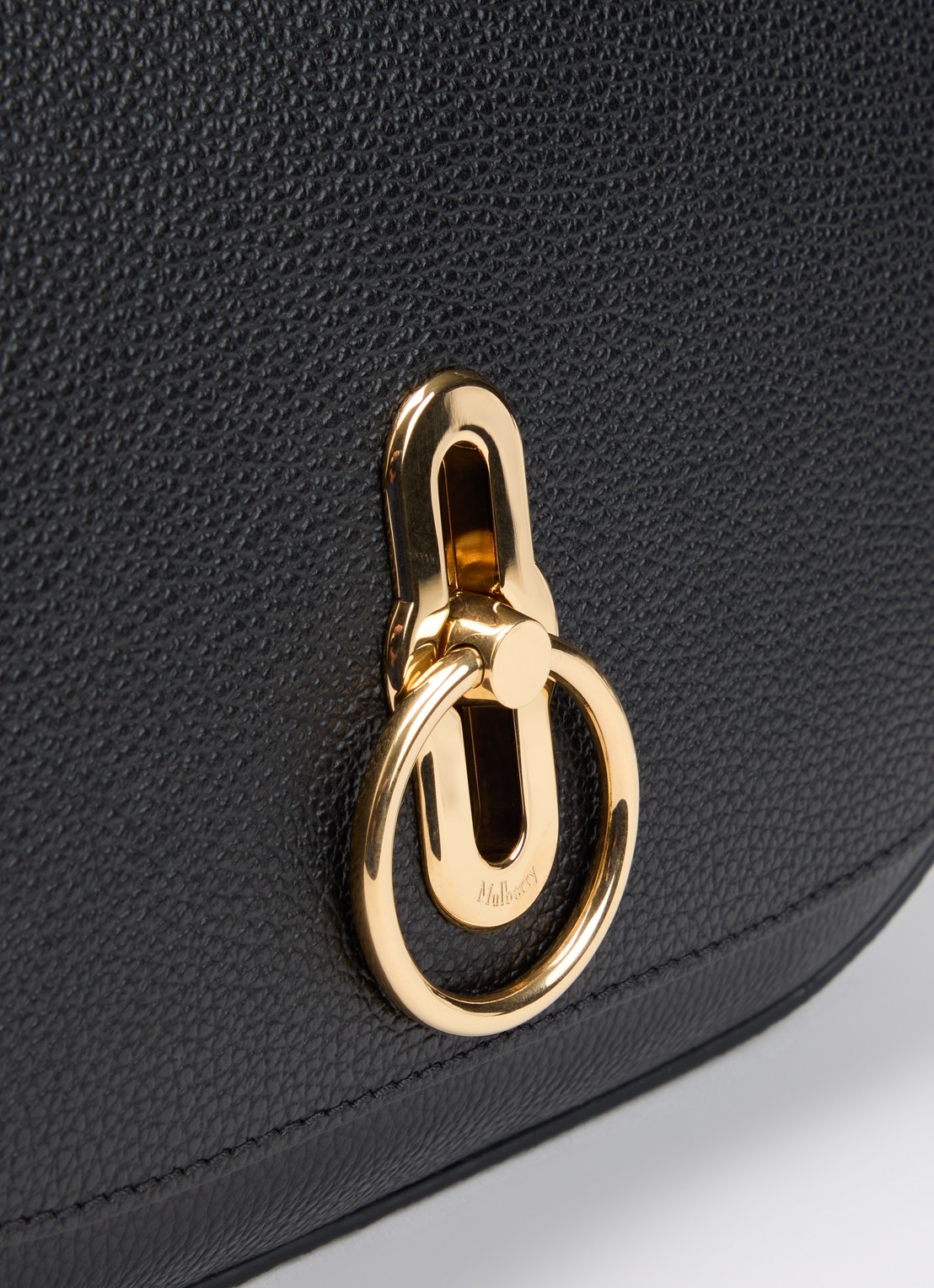 Mulberry Amberley crossbodytas van leer - detail 5 zwart