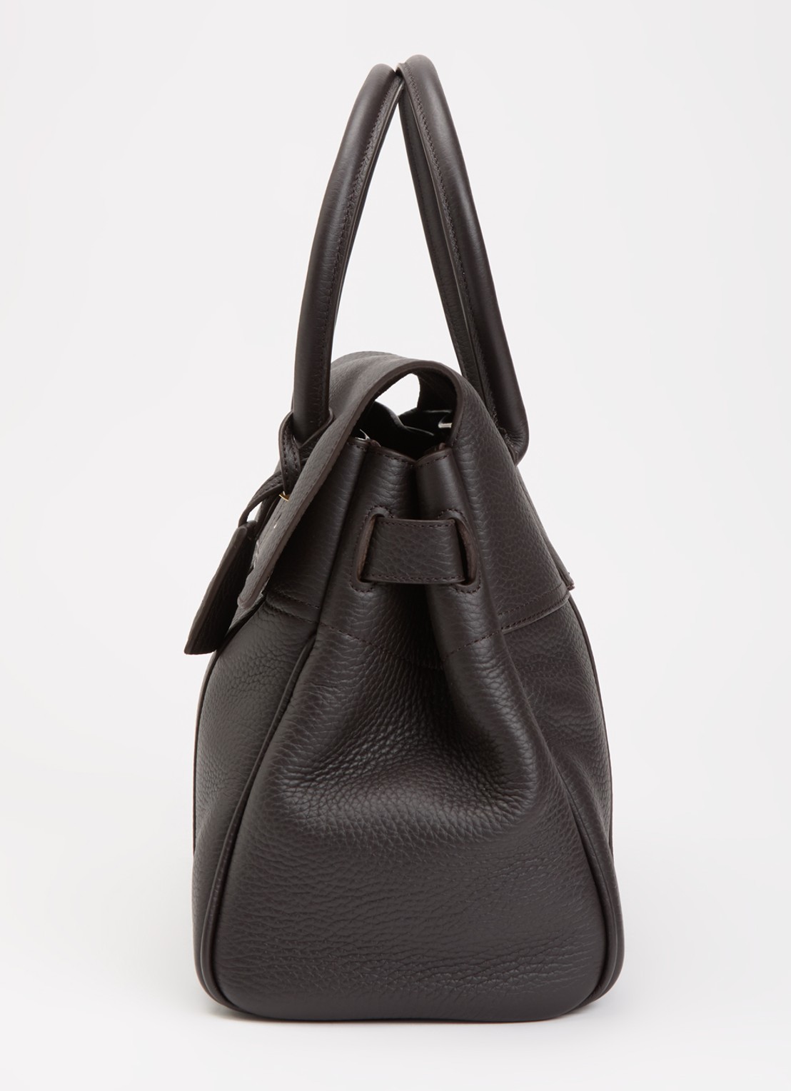 Mulberry Bayswater schoudertas van leer - detail 2 donkerbruin