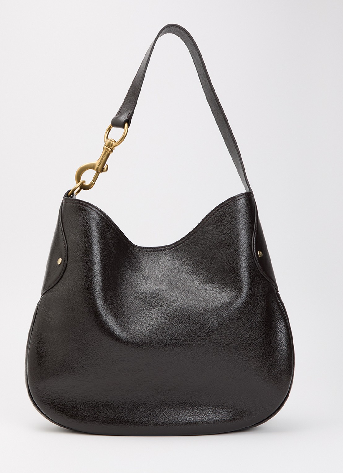Mulberry Hackney schoudertas van leer - voorkant 4 donkerbruin