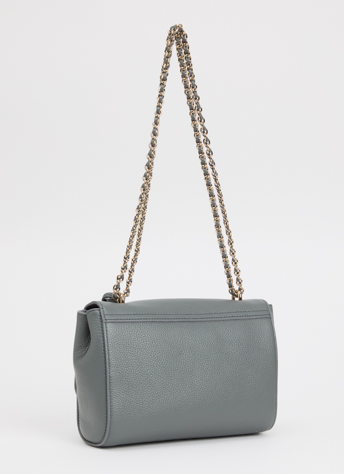 Mulberry Lily Small crossbodytas met verstelbare schouderriem - achterkant 5 grijs
