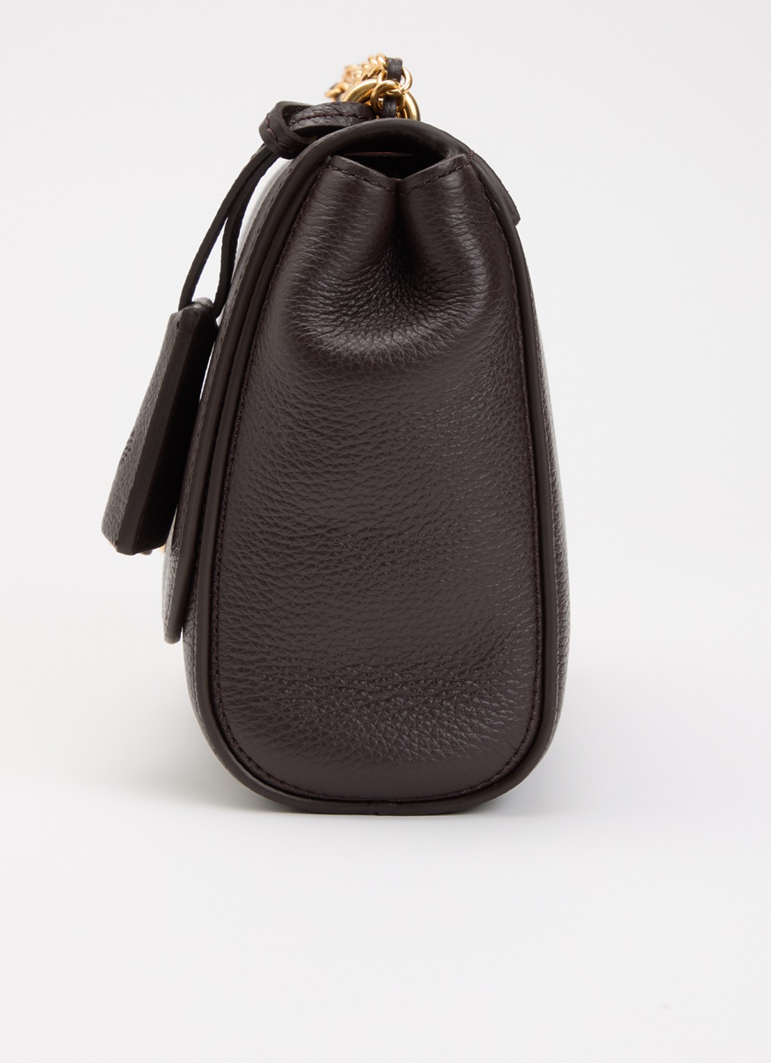 Mulberry Lily Small crossbodytas met verstelbare schouderriem - detail 3 chocoladebruin