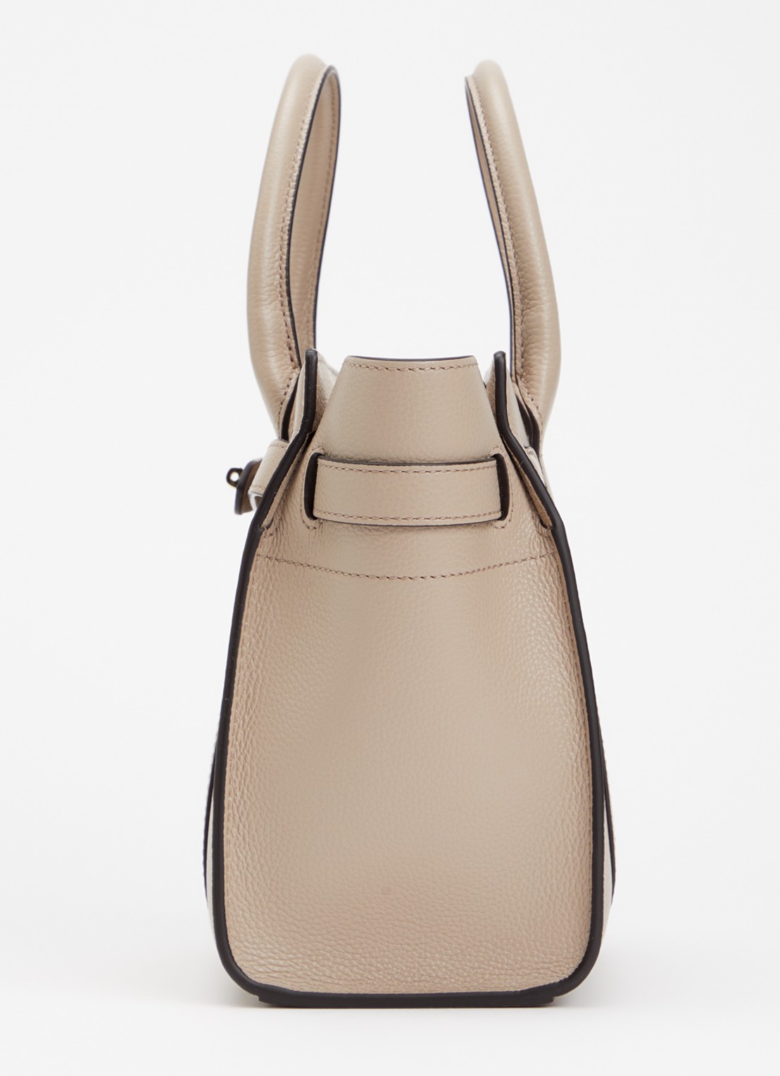 Mulberry Mini Zipped Bayswater handtas van leer met afneembare schouderriem - detail 2 beige