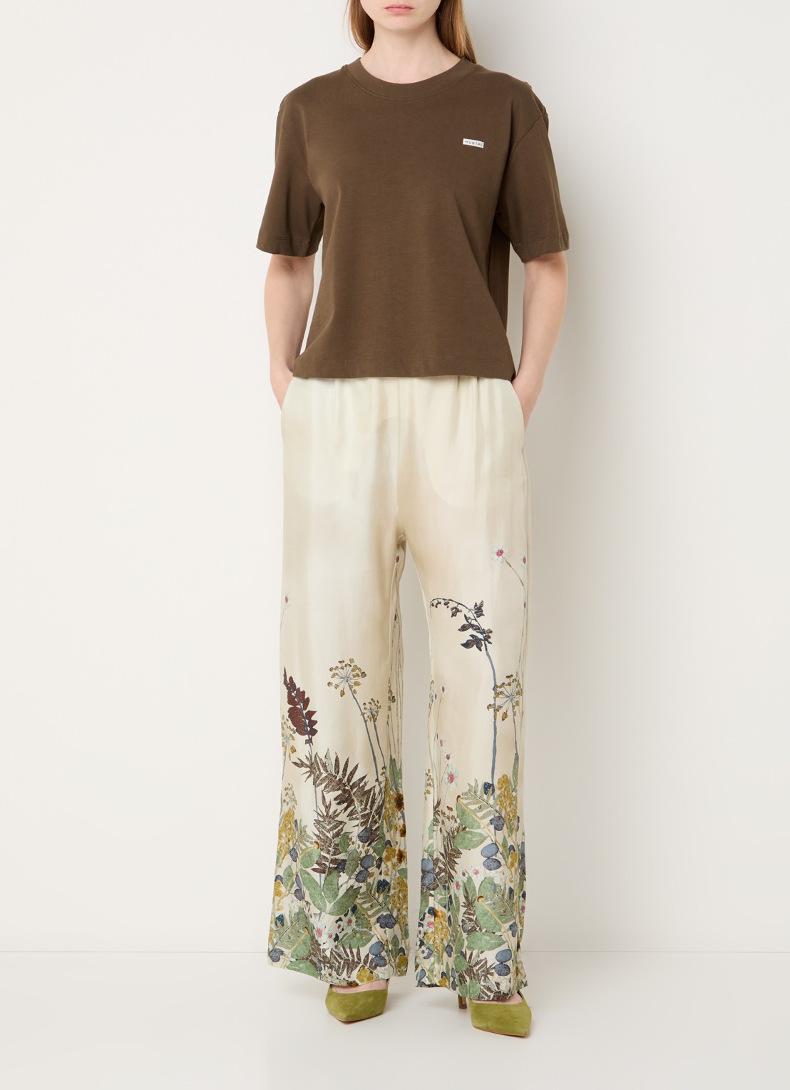 MUNTHE Fabert Pant Print Creme