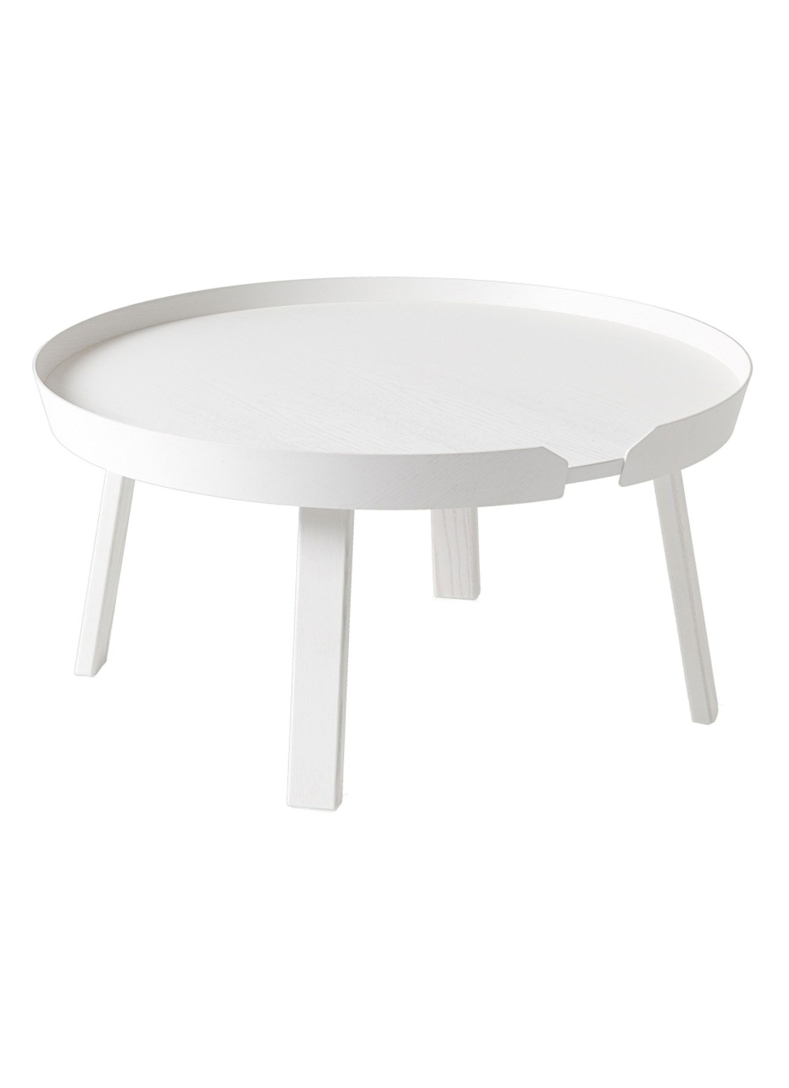 Muuto Around Coffee salontafel large - voorkant wit