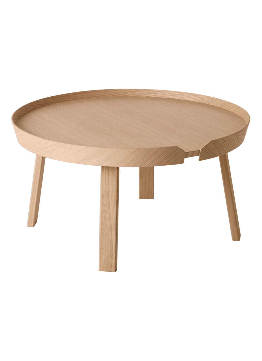 Muuto Around Coffee salontafel large  - voorkant bruin