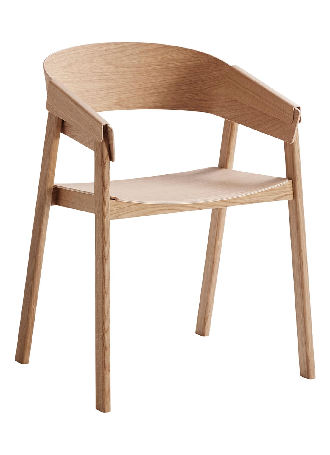 Muuto Cover stoel  - voorkant bruin