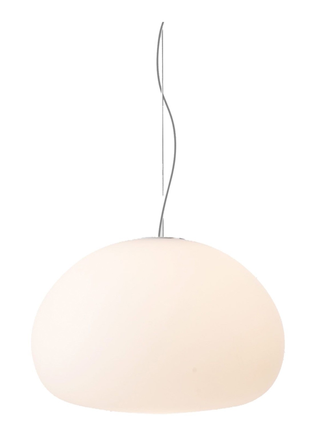 Muuto Fluid hanglamp Ø 23 cm - voorkant wit