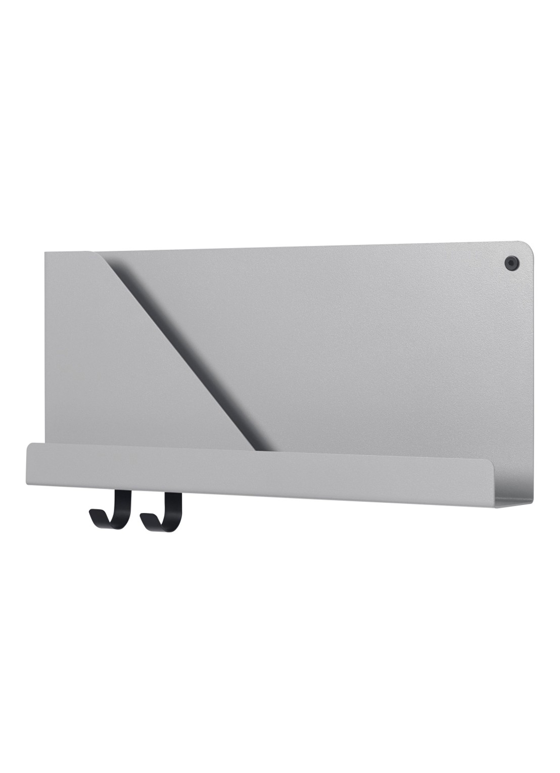Muuto Folded wandplank small  - voorkant grijs