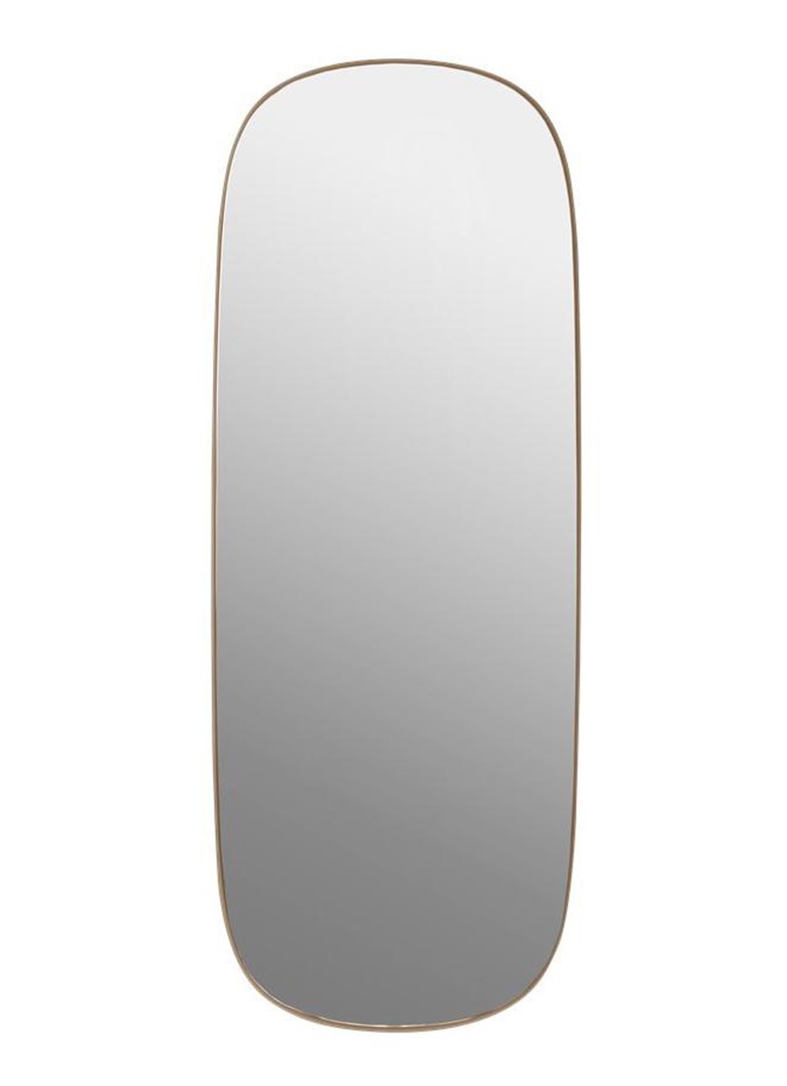 Muuto Framed wandspiegel 111,8 x 44,5 cm - voorkant 4 roze