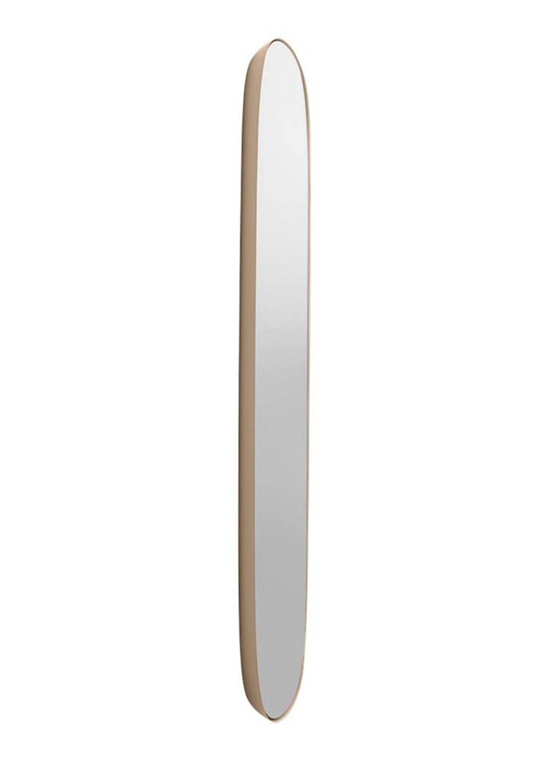 Muuto Framed wandspiegel 111,8 x 44,5 cm - achterkant 3 lichtbruin