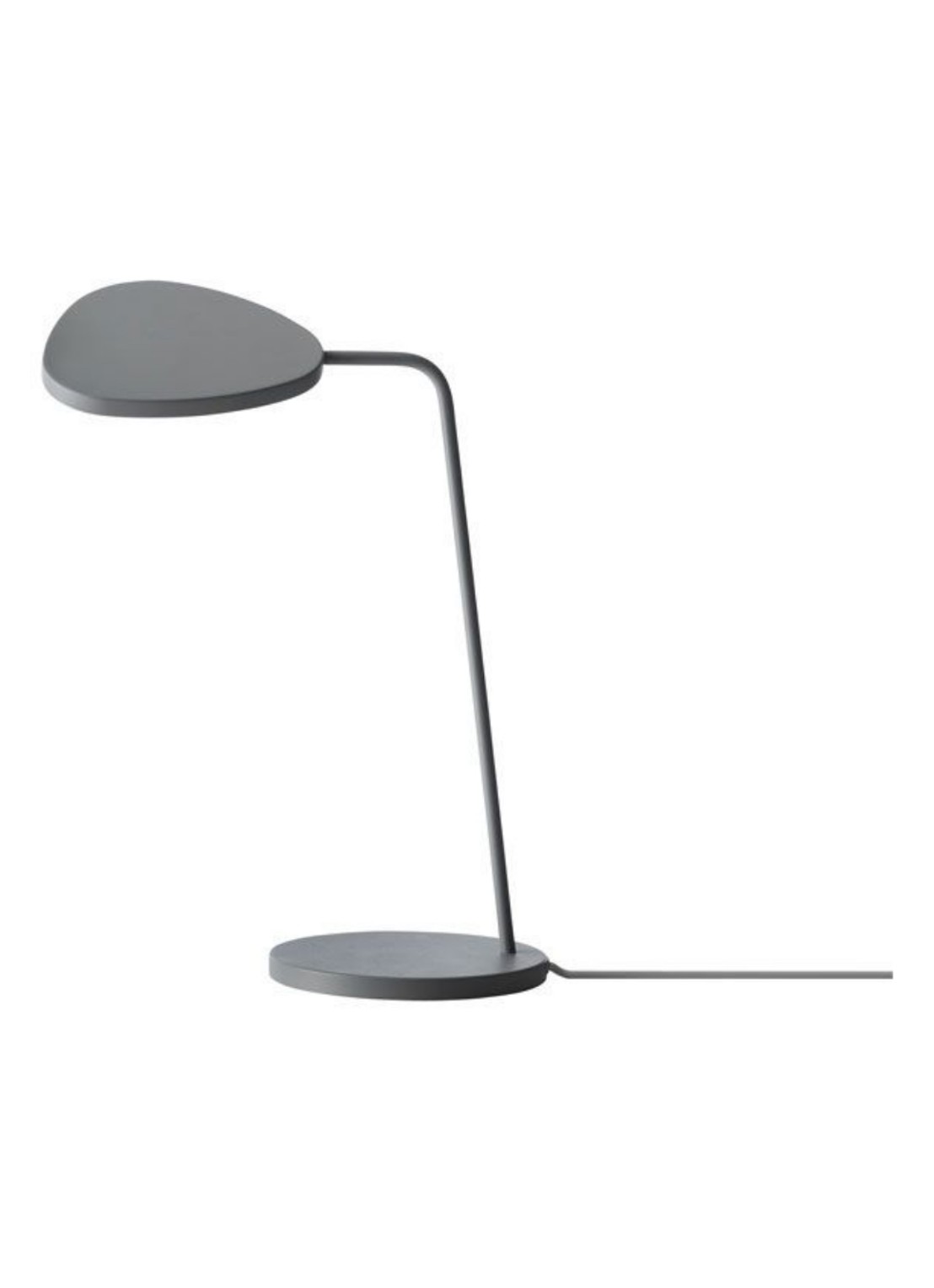 Muuto Leaf bureaulamp LED  - voorkant grijs