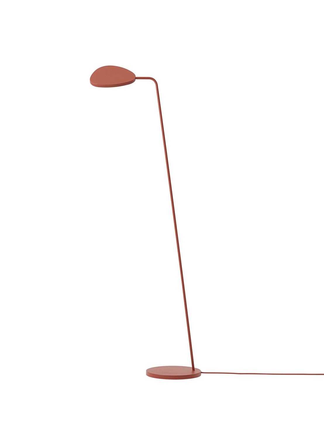 Muuto Leaf vloerlamp LED 118 cm - voorkant 4 bruin