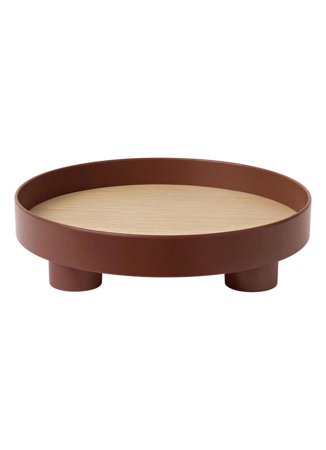 Muuto Platform dienblad Ø30 cm - voorkant rood