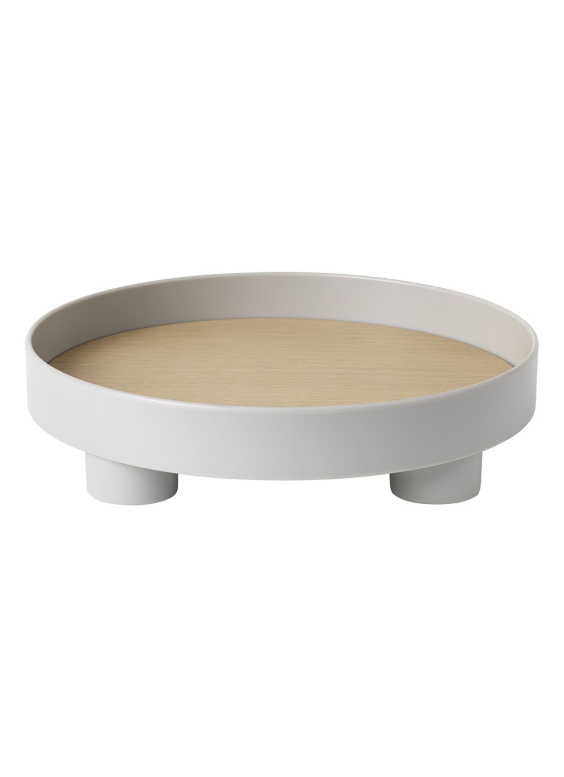 Muuto Platform dienblad Ø30 cm - voorkant grijs