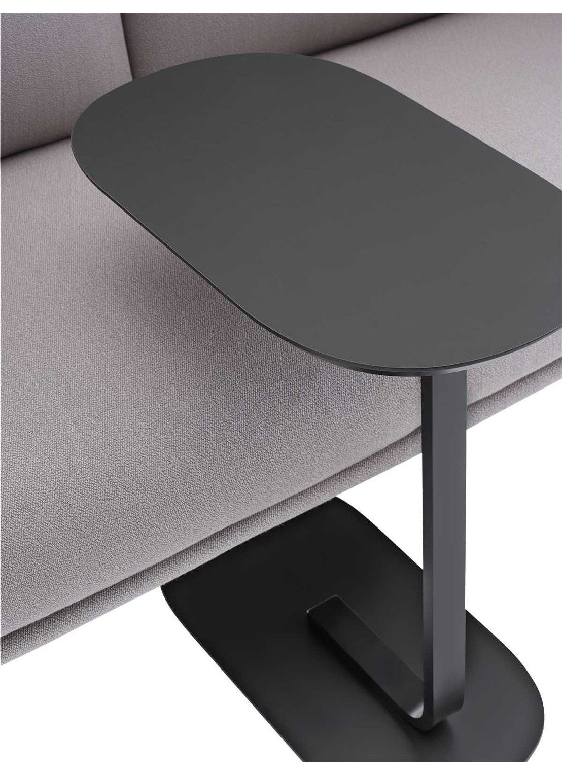Muuto Relate bijzettafel 60,5 cm - detail 4 zwart