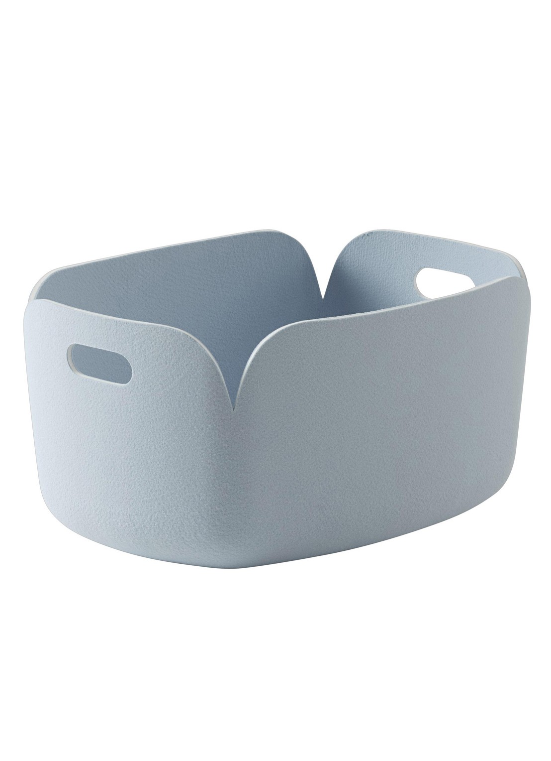 Muuto Restore opbergmand 48 x 35 cm - voorkant lichtblauw