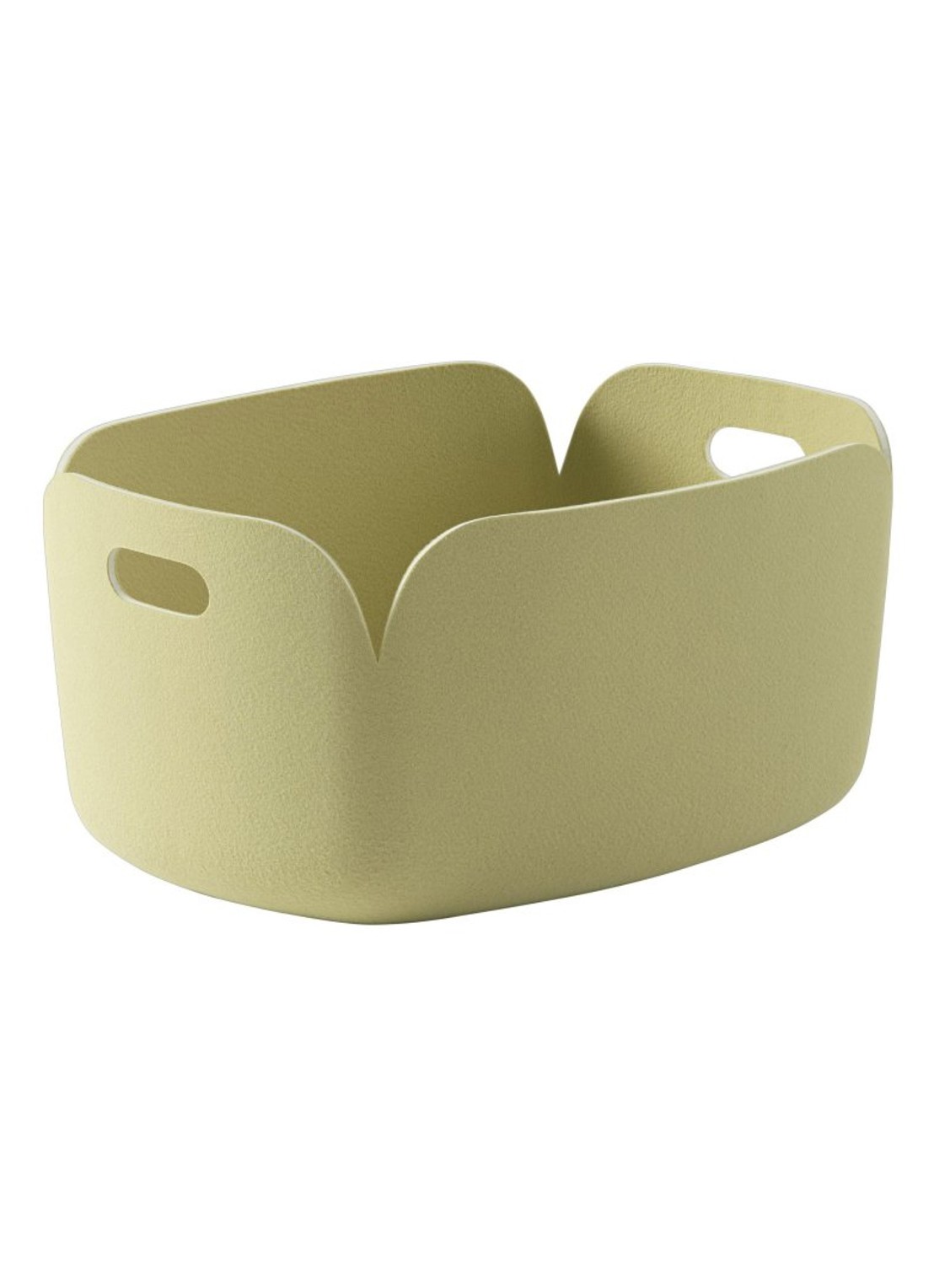Muuto Restore opbergmand 48 x 35 cm - voorkant lichtgroen