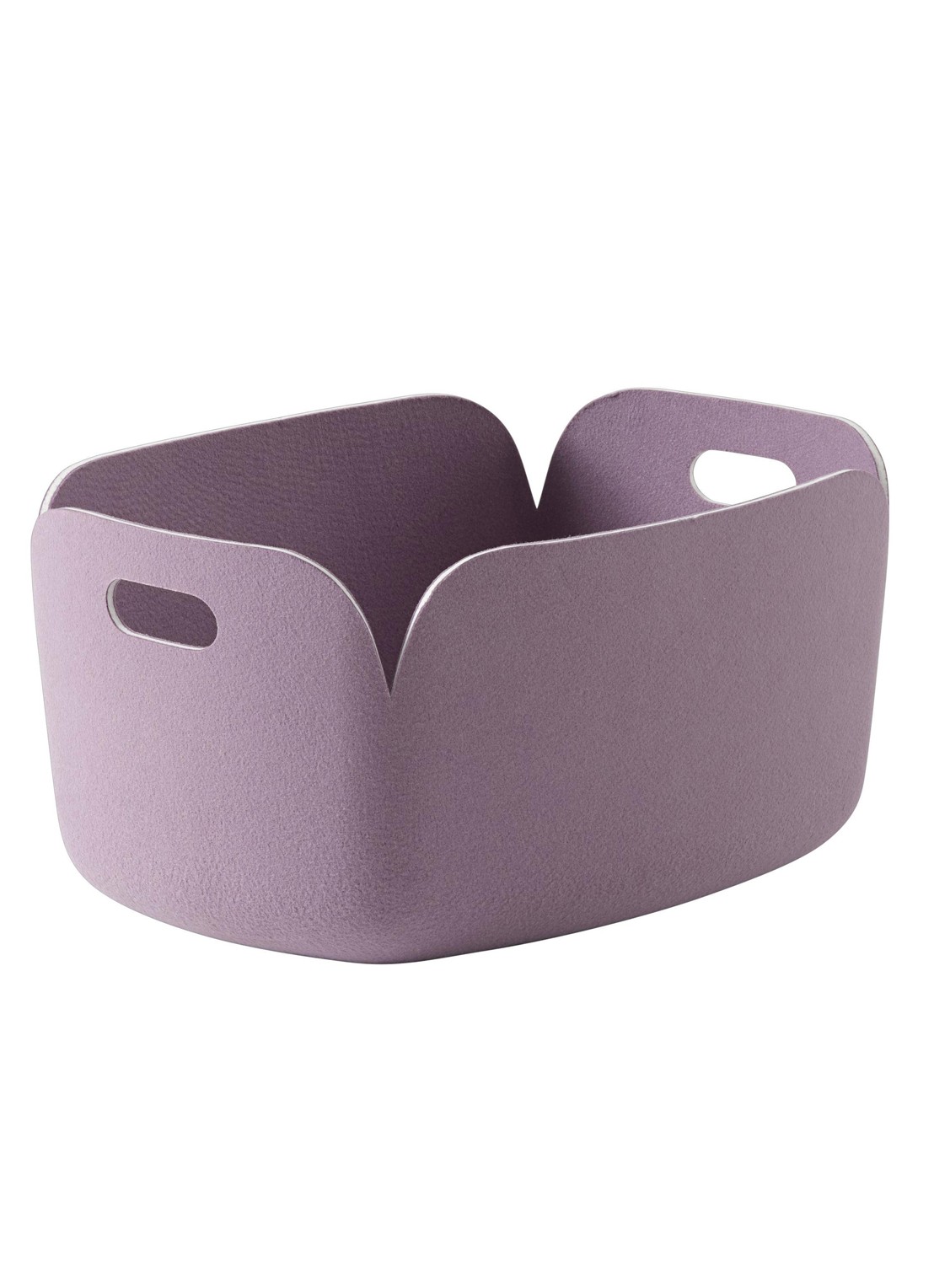 Muuto Restore opbergmand 48 x 35 cm - voorkant paars