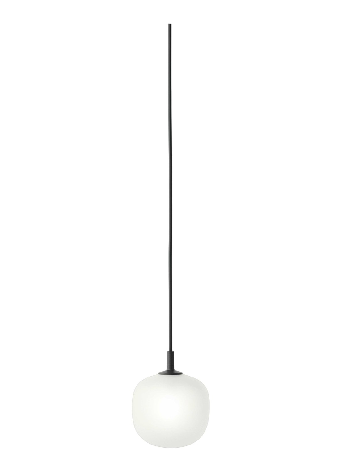 Muuto Rime hanglamp 12 cm - voorkant zwart