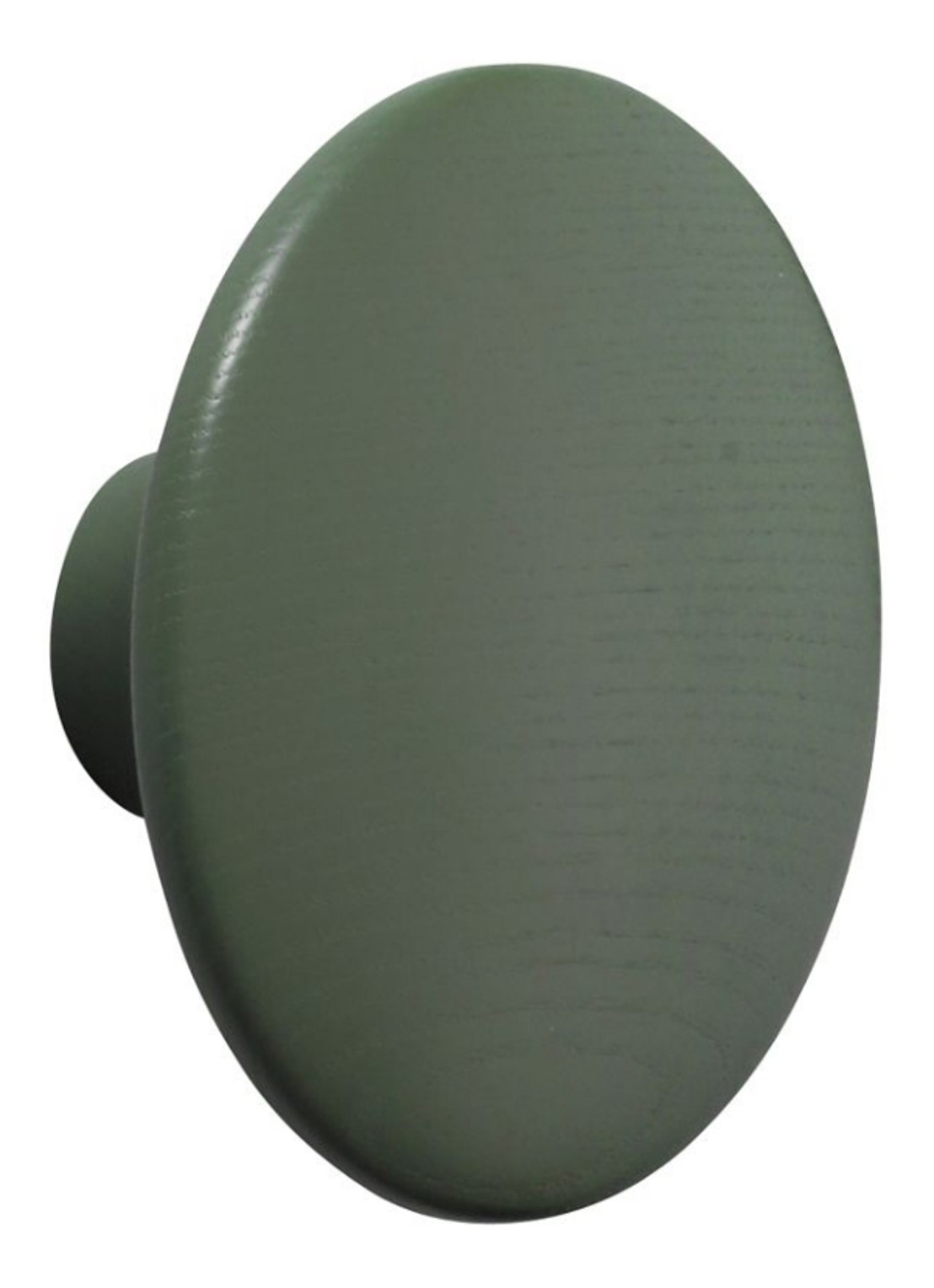 Muuto The Dots haak 13 cm  - voorkant groen