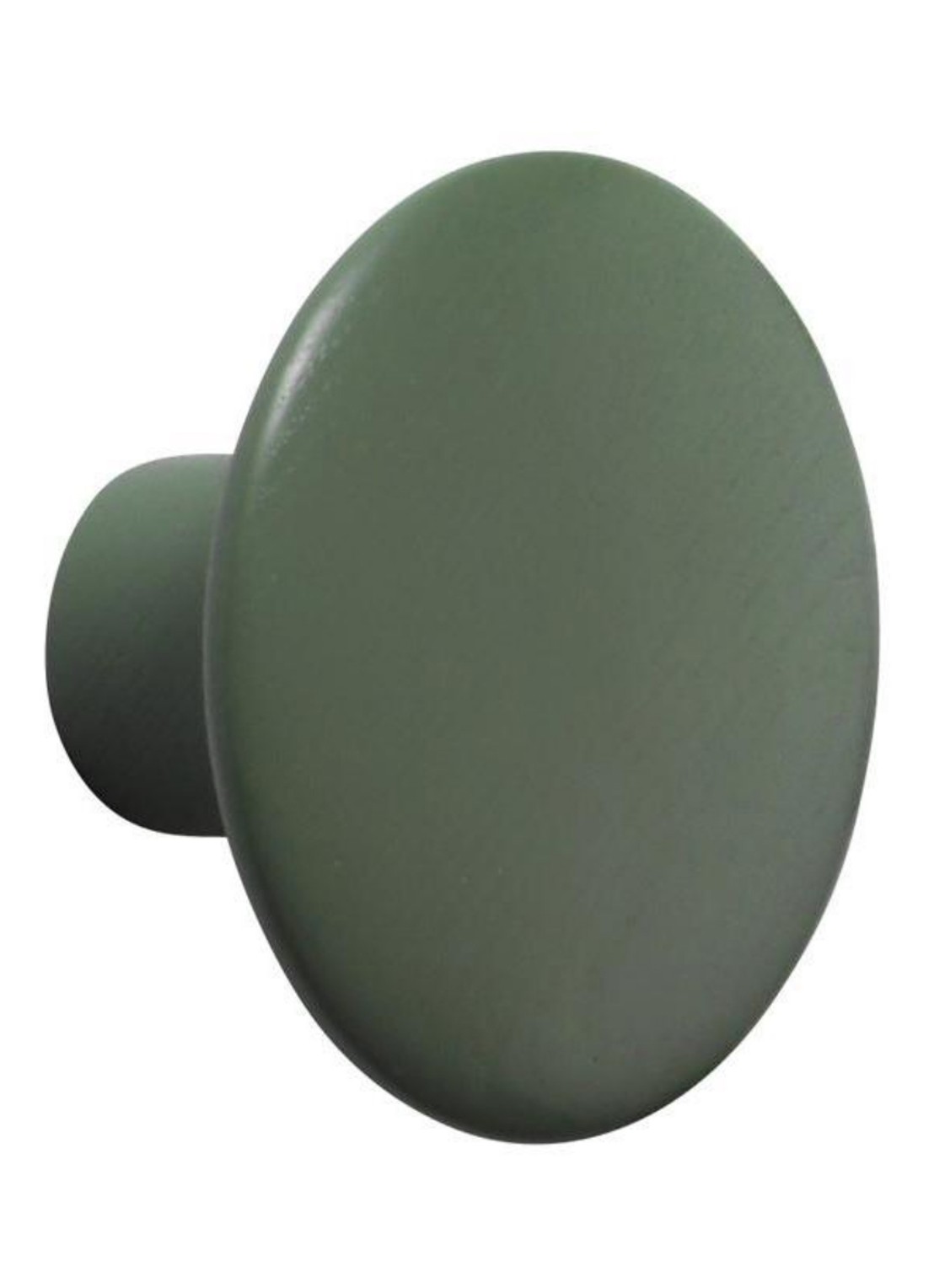 Muuto The Dots haak Ø9 cm - voorkant groen