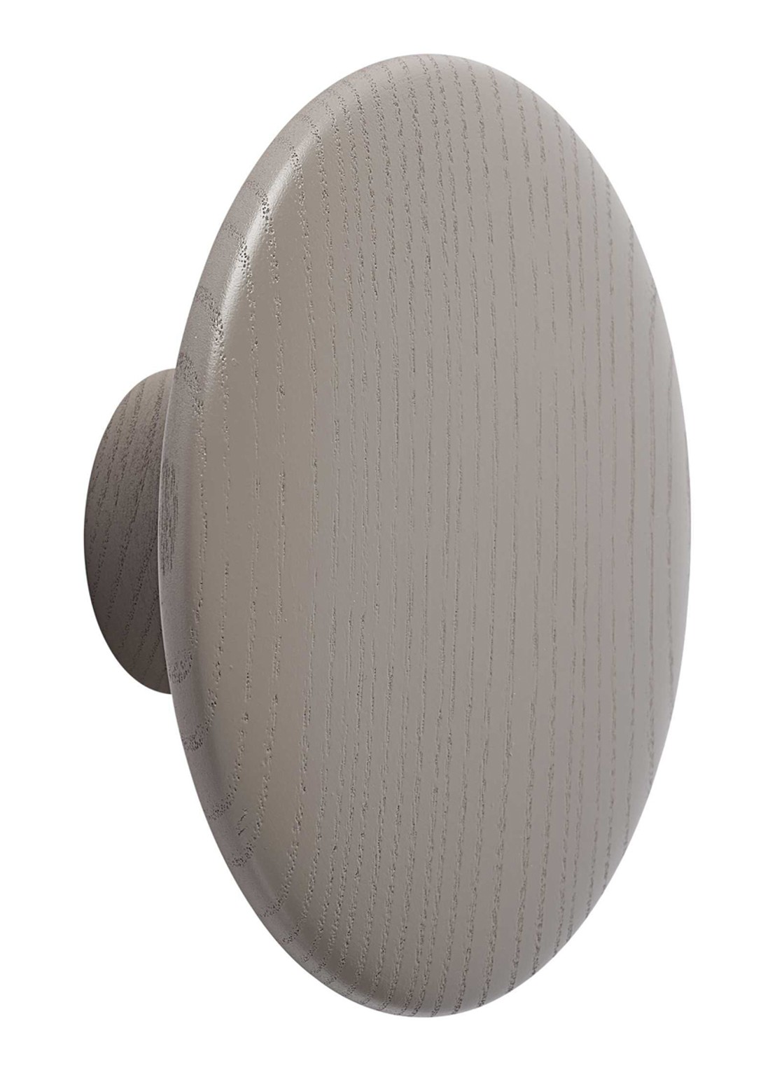 Muuto The Dots wandhaak 13 cm - voorkant grijs