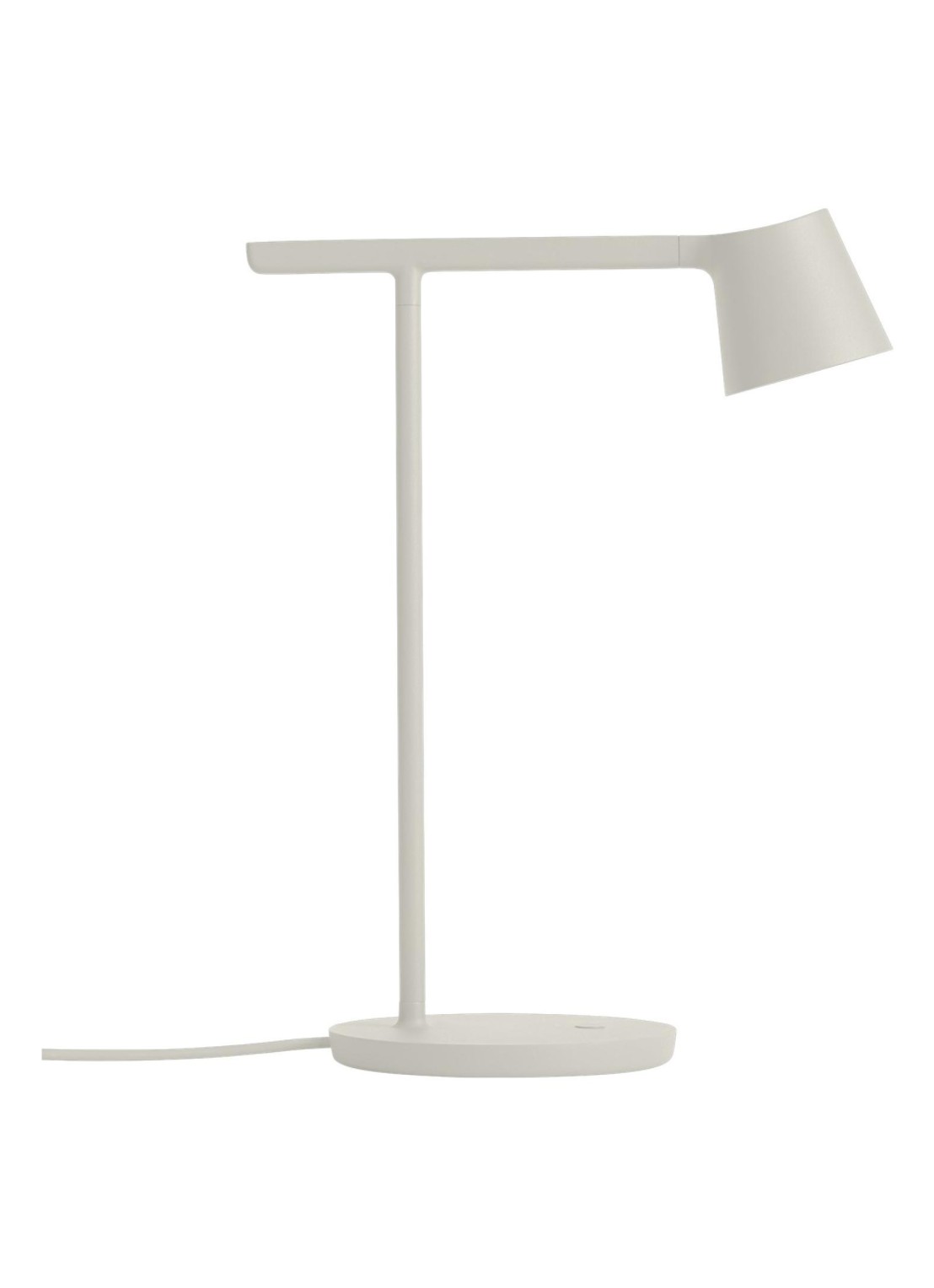 Muuto Tip tafellamp 40 cm - voorkant lichtgrijs