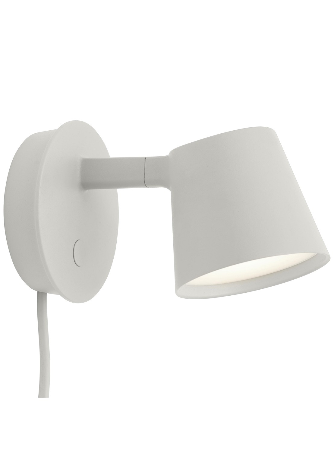 Muuto Tip wandlamp - voorkant grijs