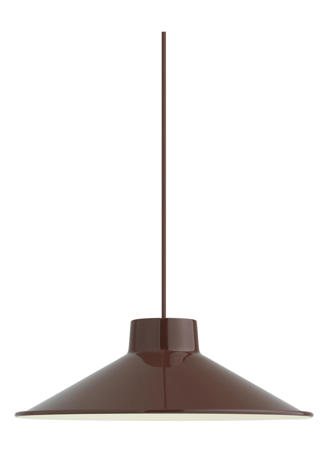 Muuto Top hanglamp Ø36 cm - voorkant roodbruin