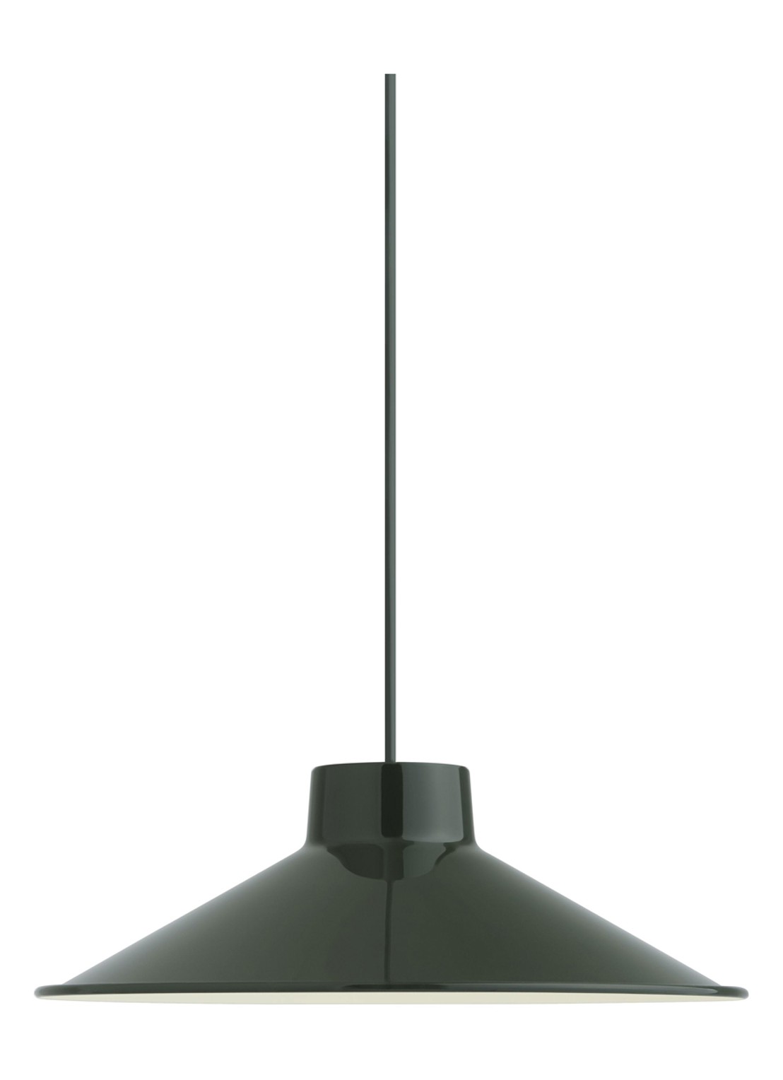 Muuto Top hanglamp Ø36 cm  - detail 4 donkergroen