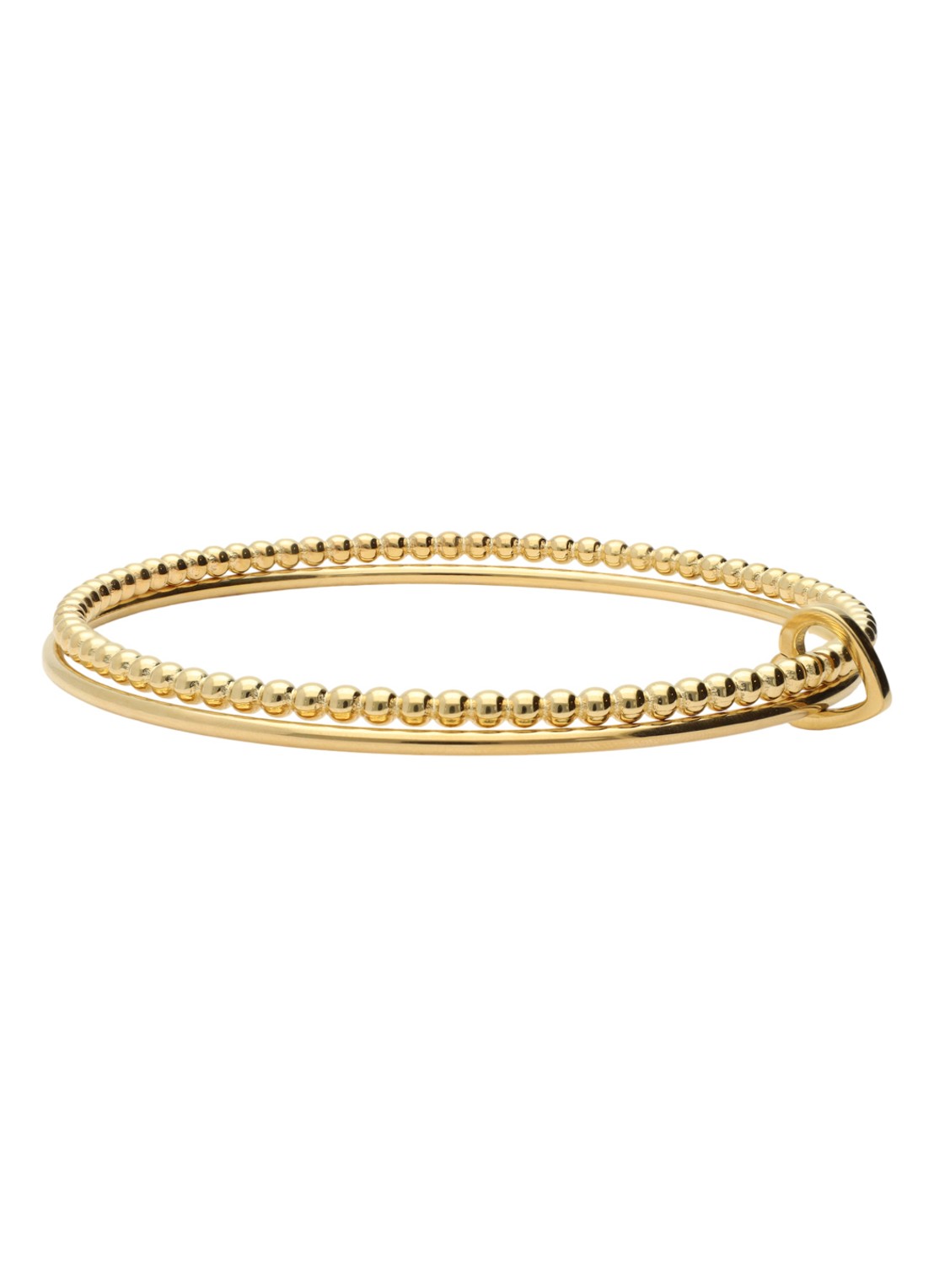 My Jewellery  2 set heart bangle - voorkant goud