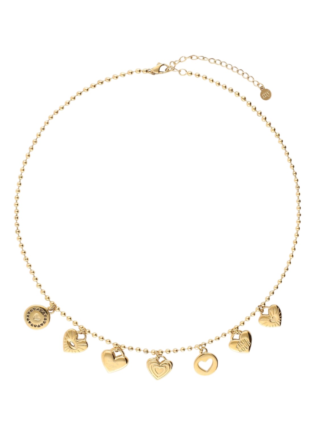 My Jewellery Candy ketting met bedels - voorkant 4 goud
