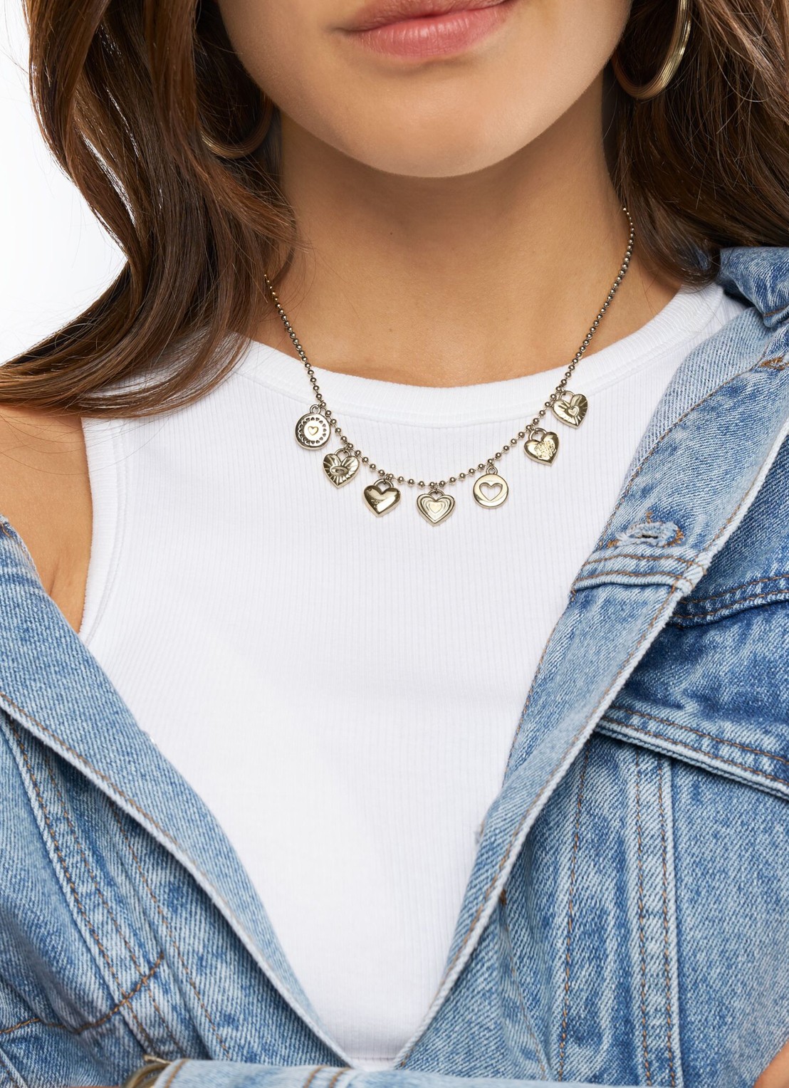 My Jewellery Candy ketting met bedels - voorkant 2 zilver