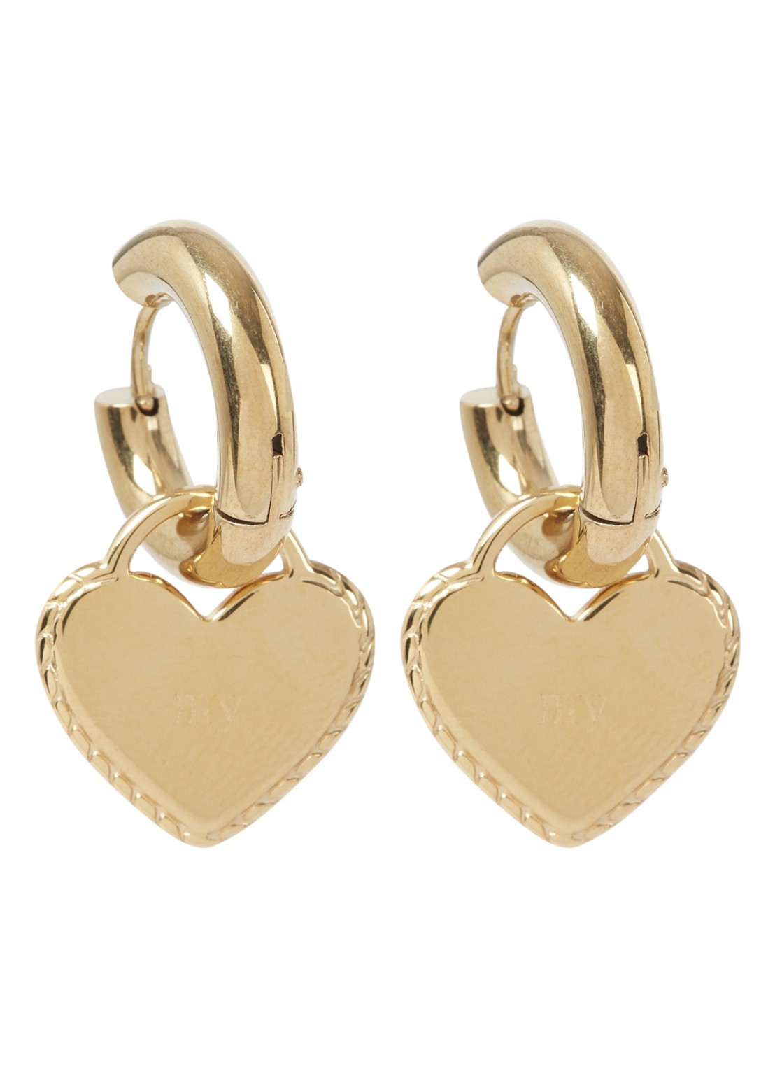 My Jewellery Candy oorringen met hanger - voorkant 3 goud