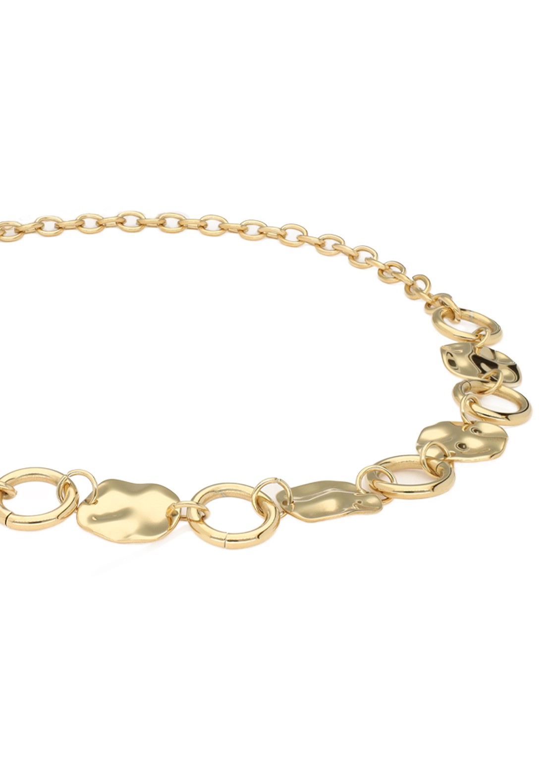 My Jewellery Circles ketting  - achterkant 3 goud