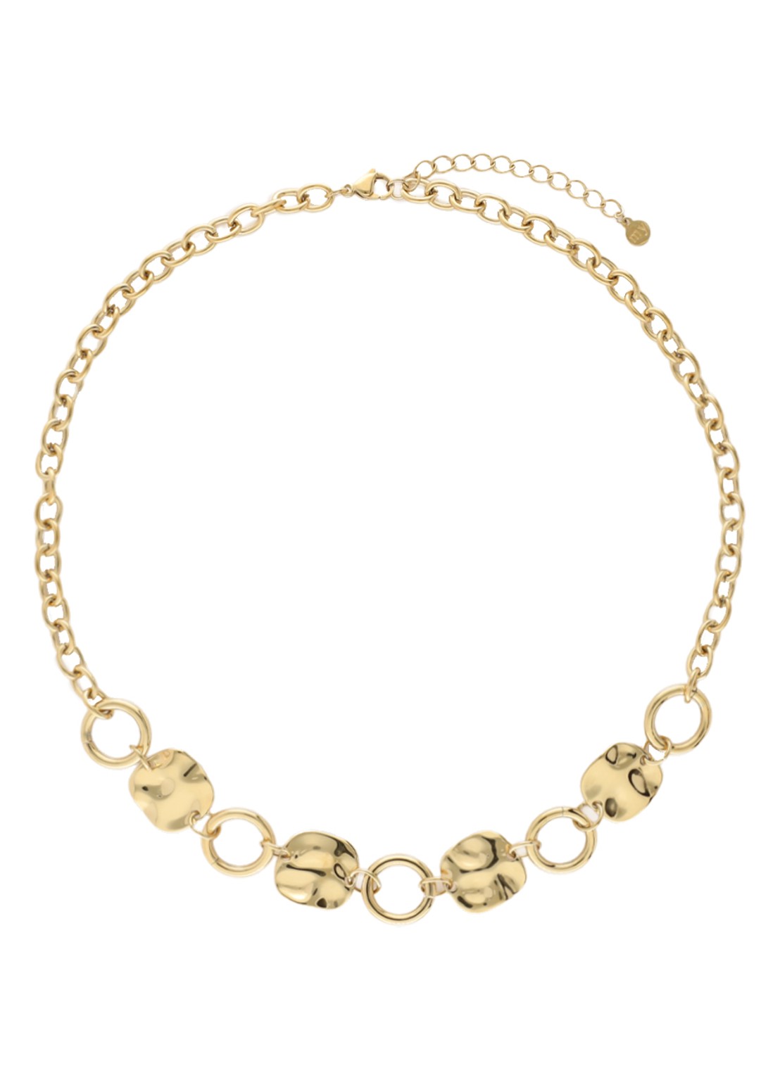 My Jewellery Circles ketting  - voorkant goud
