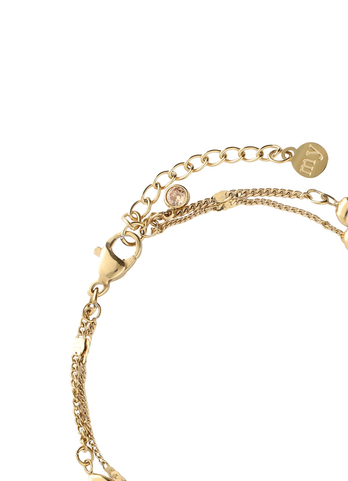 My Jewellery Dream Chaser armband met hangers - detail 3 goud