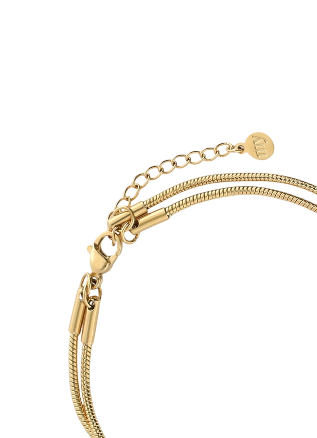 My Jewellery Gratitude armband  - detail goud