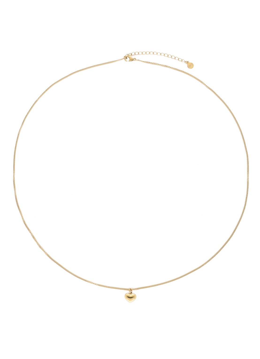 My Jewellery Heart ketting met hanger - voorkant goud
