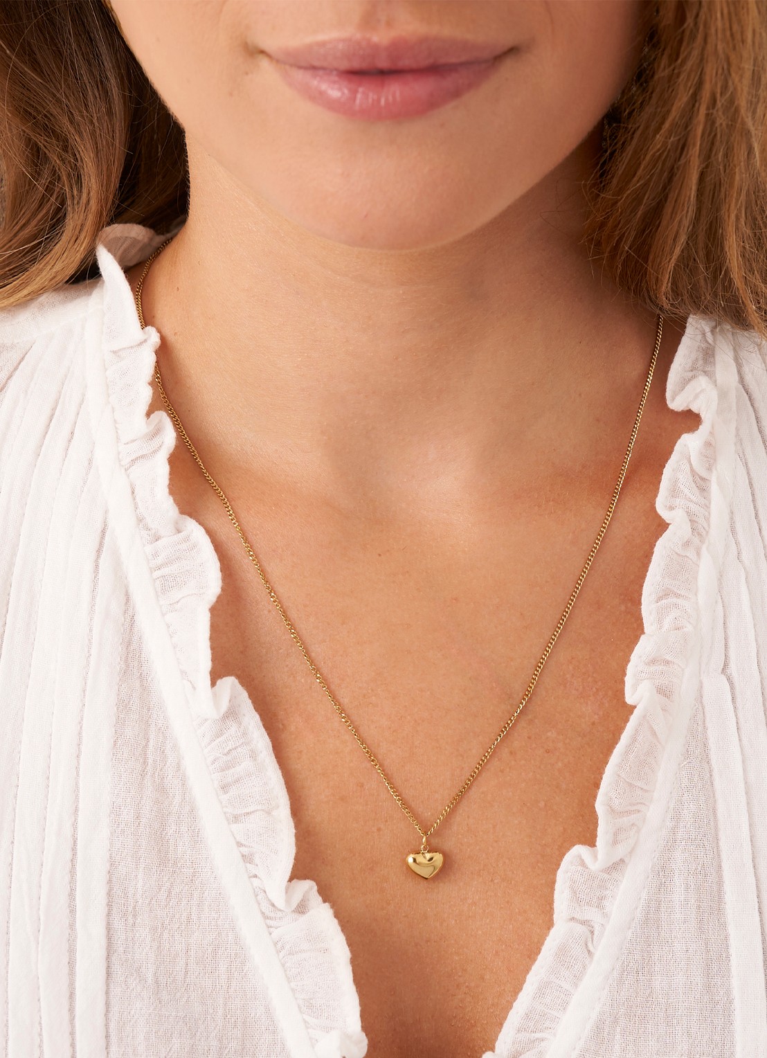 My Jewellery Heart ketting met hanger - voorkant 2 goud