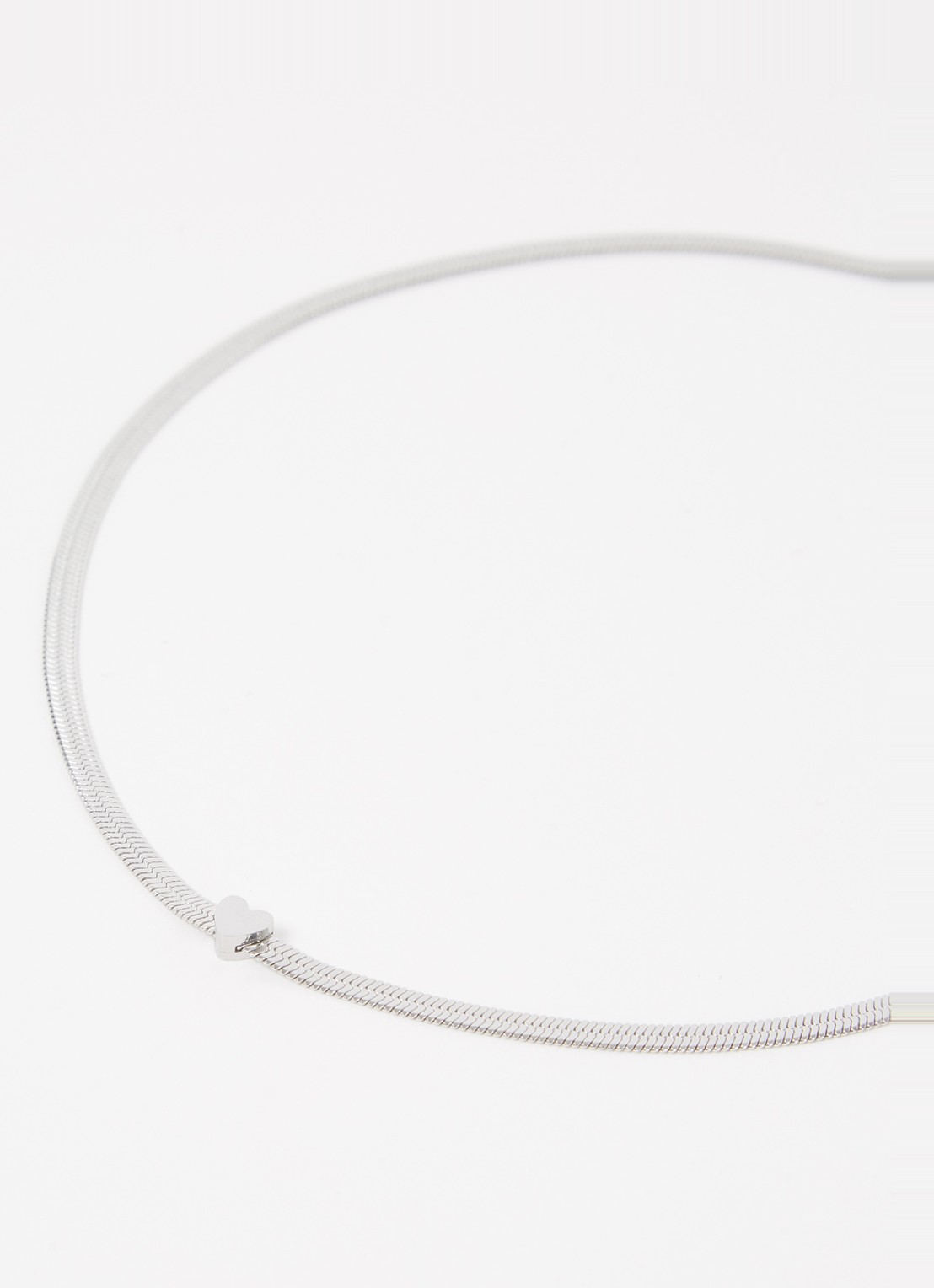 My Jewellery Heart ketting - detail 3 zilver
