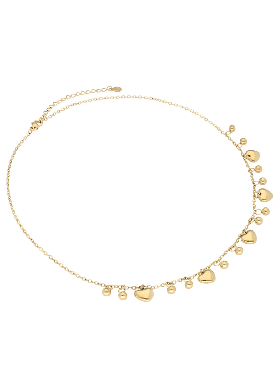 My Jewellery Hearts & dots ketting met bedels - achterkant 3 goud