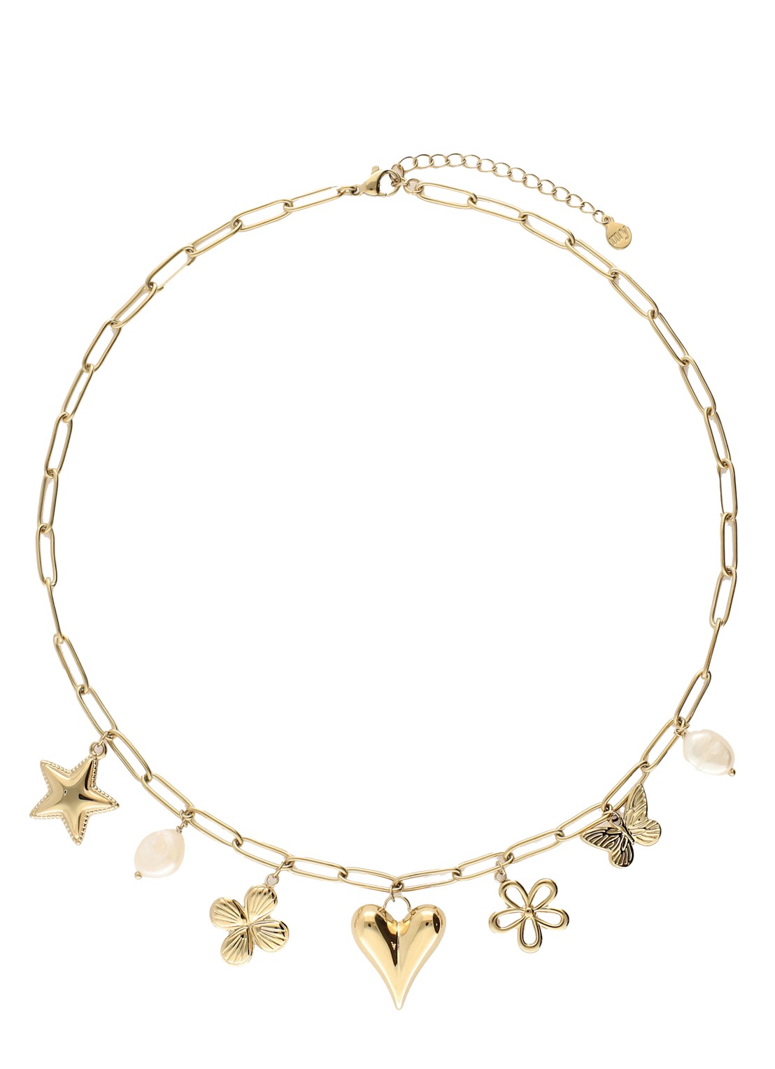 My Jewellery Ketting met hangers - voorkant goud